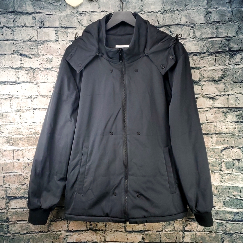 Sandro | NWOT Black Quilted Streetwear Anorak Winter Coat Jacket